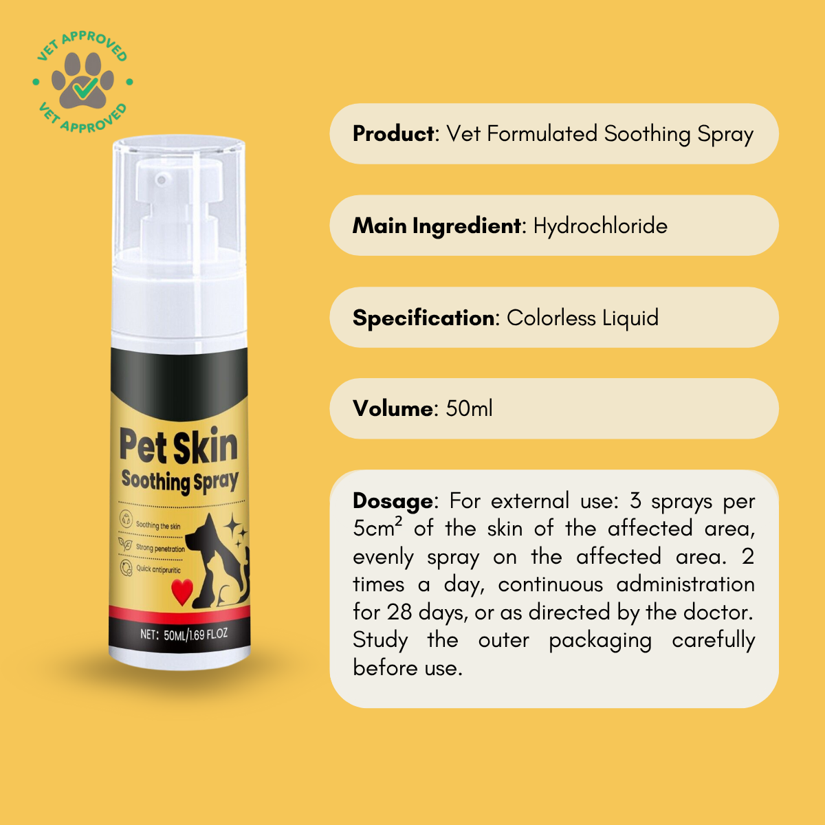 Vet Formulated Soothing Spray