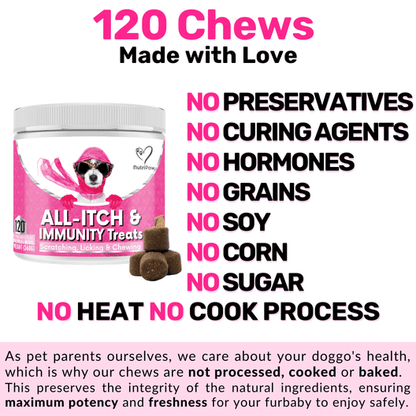 120 tasty treats for itchy, irritated & sensitive skin