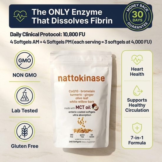 Nattokinase - 10,800 FU Daily Clinical Protocol – Vedex